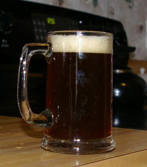 picture of my IPA in a beer stein